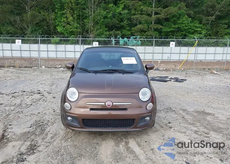 2012 Fiat 500 Sport from USA, damaged, VIN 3C3CFFBR6CT110427